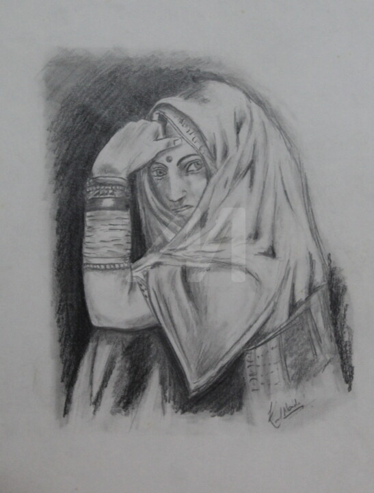 图画,  11.7x8.3 in 