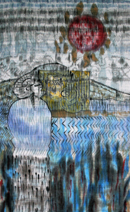纺织艺术,  68.9x41.7 in 