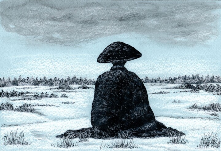 The Contemplator / Созерцатель Disegno, 7,1x10,2 in