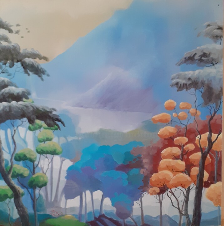 绘画,  23.6x23.6 in 