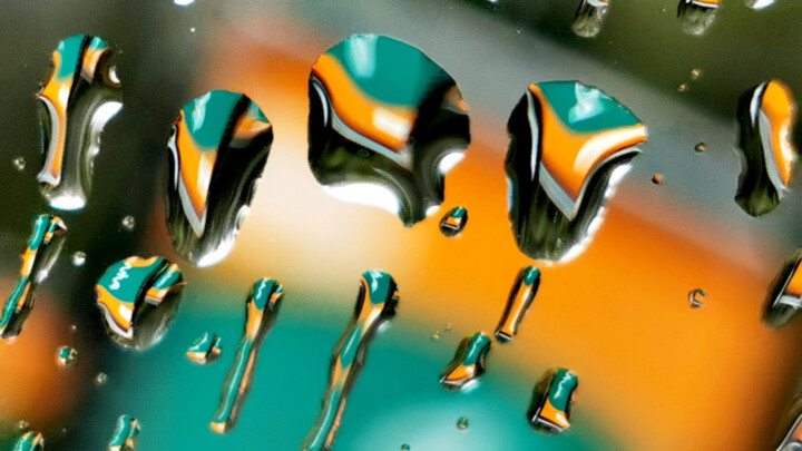 Composition in Green & Orange 摄影, 11.8x23.6 in