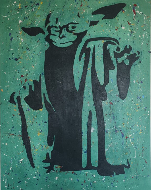 Yoda Jour et Nuit 绘画, 39.4x31.5 in