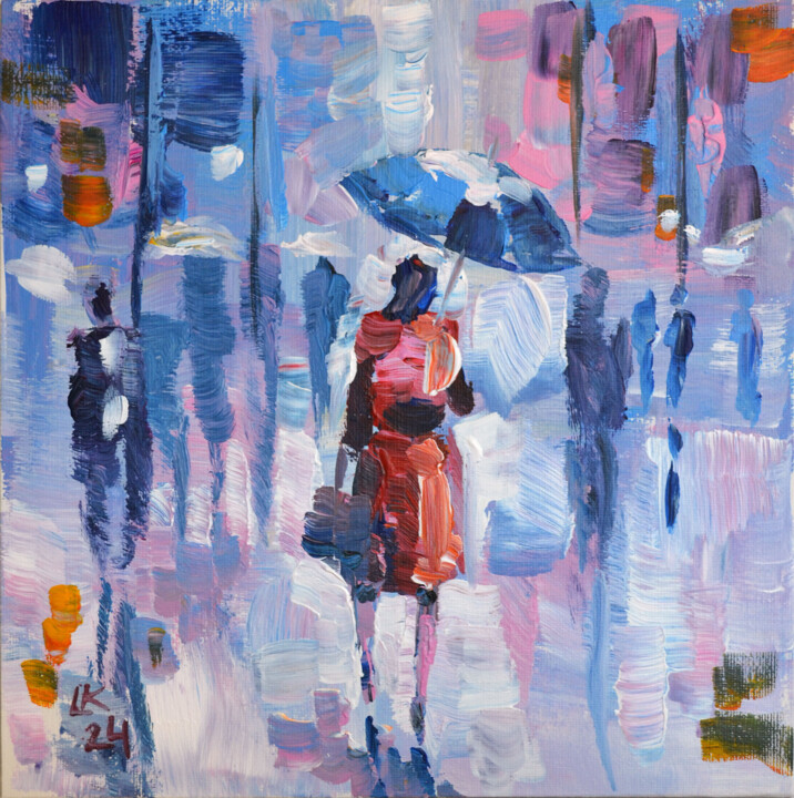 Shades of Reflection 绘画, 9.8x9.8 in