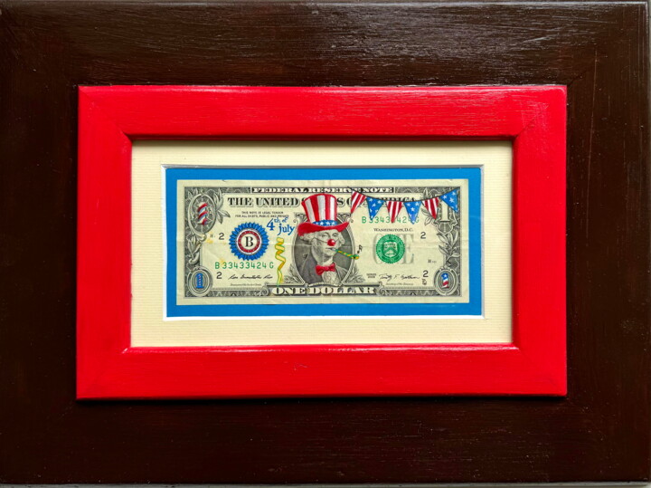 4 th of July 绘画, 10.2x12.6 in