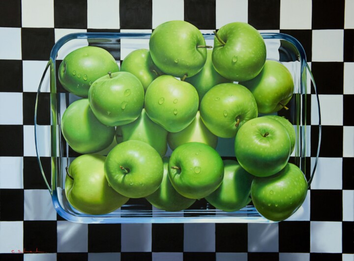 Still Life - Apples 绘画, 30x40 in