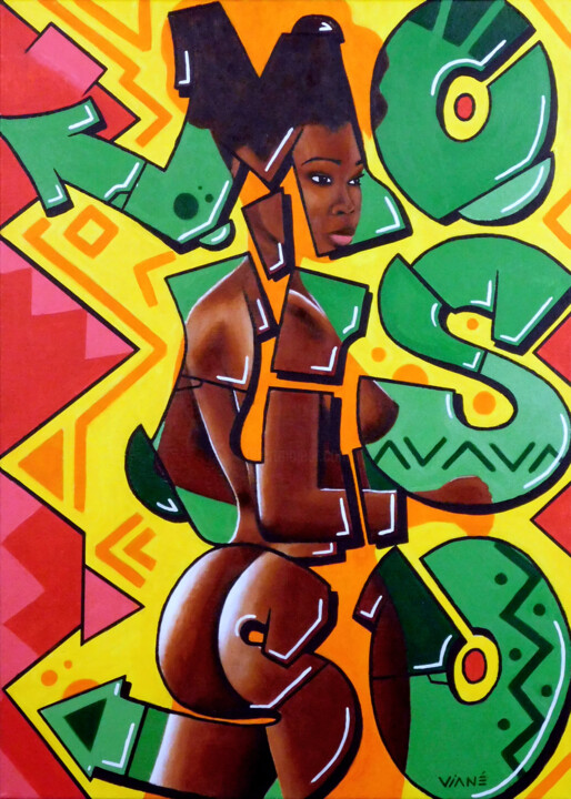 Mousso 69 绘画, 27.6x19.7 in