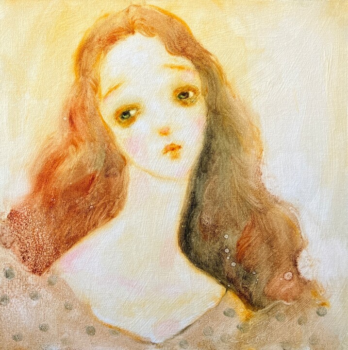 Listening to the heart 绘画, 11.8x11.8 in