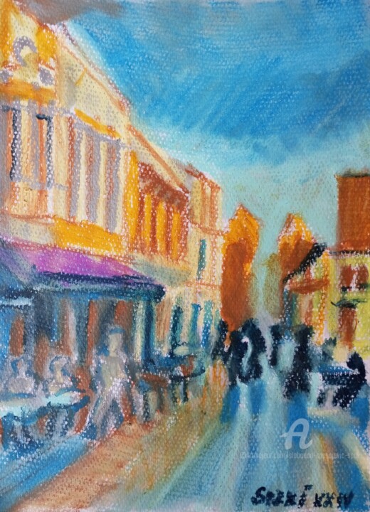 Place magistratique 绘画, 11.8x7.9 in
