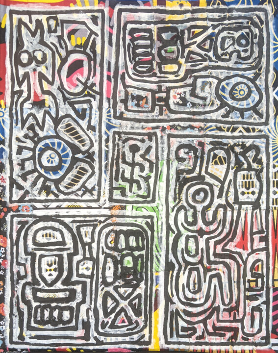 绘画,  17.9x14 in 