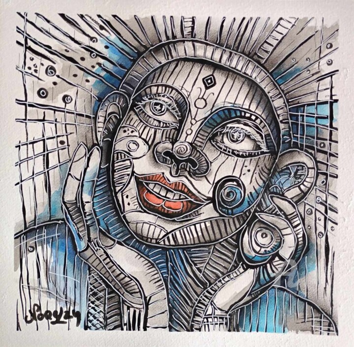 绘画,  11.8x11.8 in 