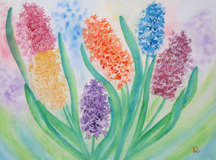 Peinture intitulée "AQUARELLE originale…" par Isabelle Redonnet, Œuvre d'art originale, Aquarelle