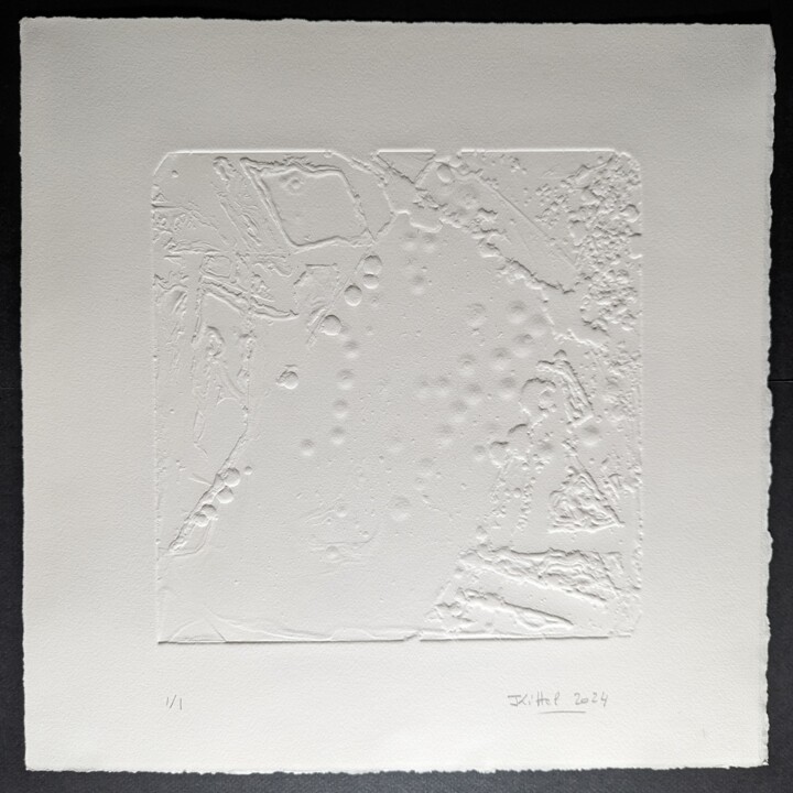 Eau-forte 11. Gaufrage 印花与版画, 15.4x15.4 in