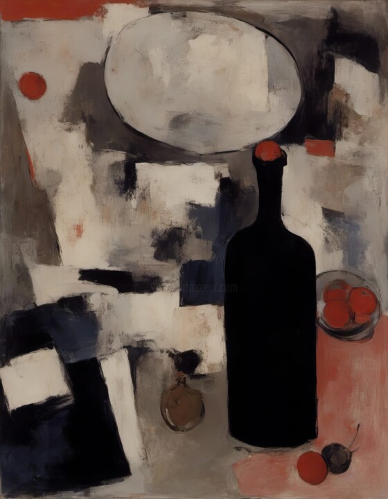 Still Life (Wine) 数字艺术