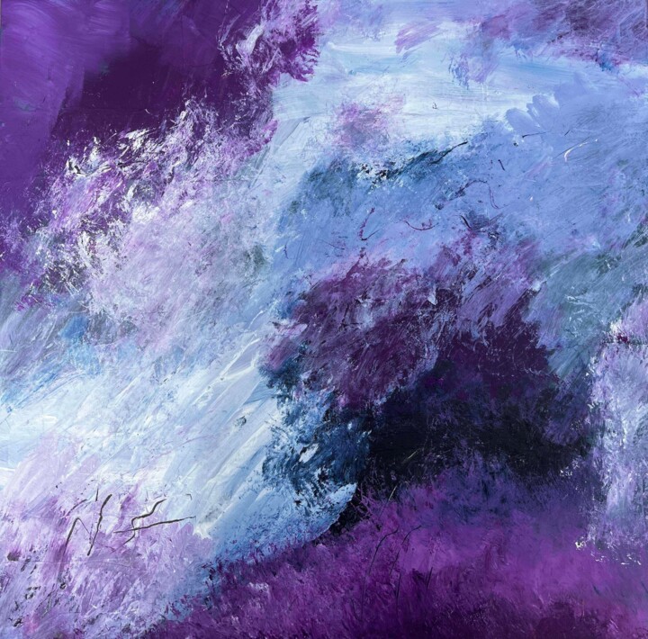 "Definitely Maybe" (20" square) - acrylic art 绘画, 20x20 in