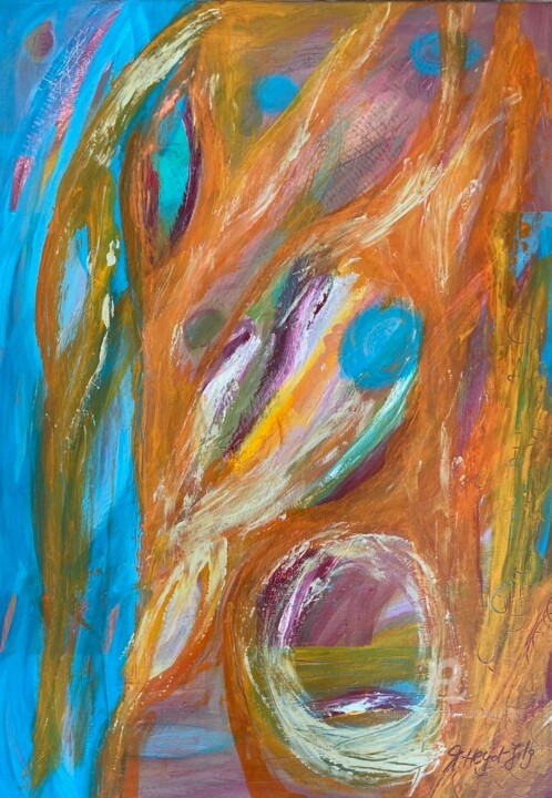 Dancing 绘画, 27.6x19.7 in