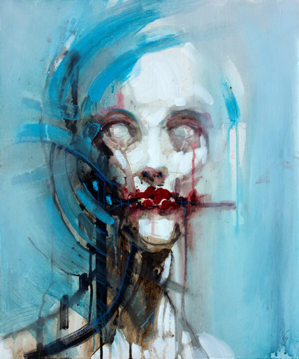N-rd 68 : Distiller un soupçon d'accident mortel 绘画, 23.6x19.8 in