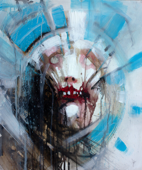 N-rd 63 : Reformuler la nuit ou c'est arrivé 绘画, 23.6x19.8 in