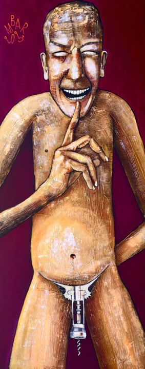 But there is one secret 绘画, 47.2x19.7 in