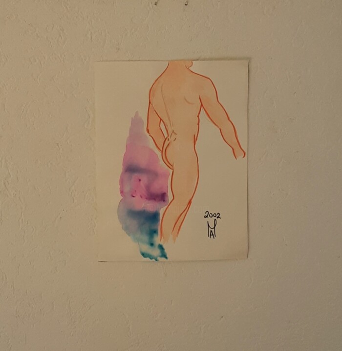 绘画,  18.1x13.8 in 