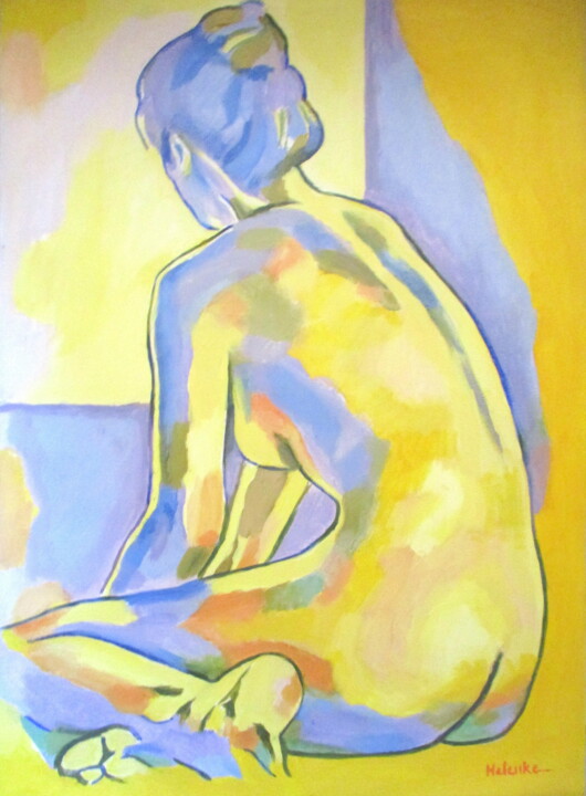 "Gilded Light" Schilderij, 20,9x15 in