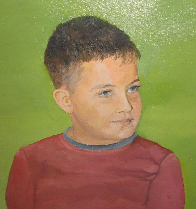 Painting titled "Bartus" by Jerzy Kosinski, Original Artwork, Oil