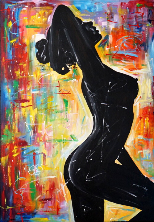 Shower 绘画, 39.4x27.6 in