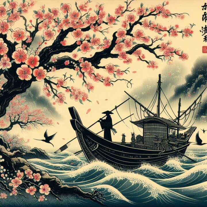 Japan painting 数字艺术