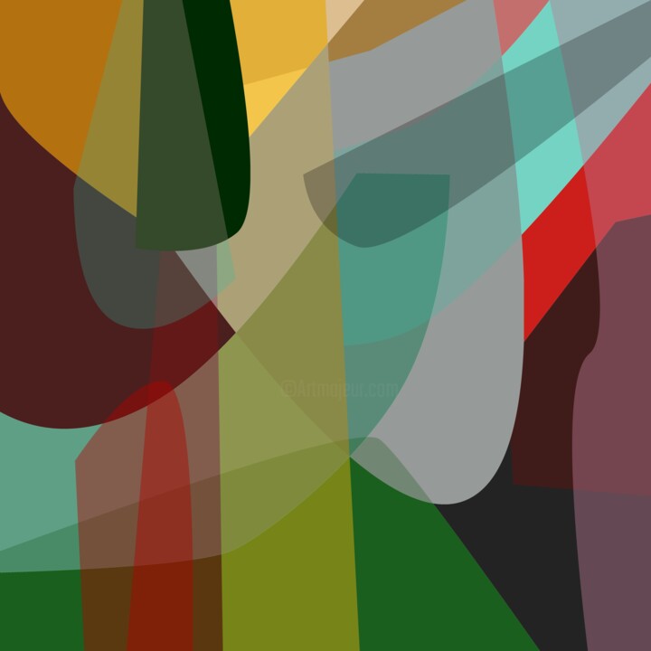 Sovrapposizioni Arts numériques, 70,9x70,9 in