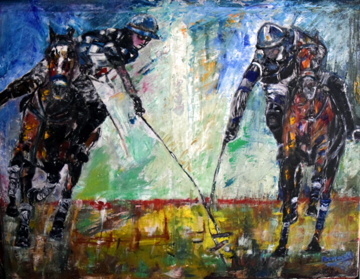 Dos Magnificos 绘画, 27.6x35.4 in