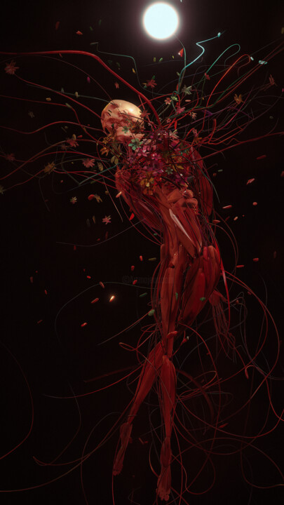 Digitale Kunst mit dem Titel "Systimviosma judith…" von Gustavo Castillo, Original-Kunstwerk, 3D Modellierung