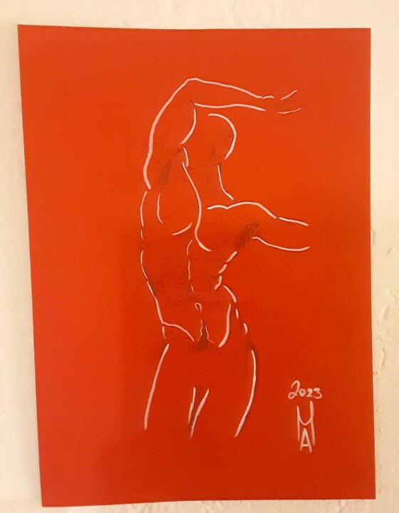 绘画,  13.8x9.8 in 