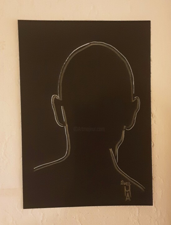 Bello di dietro. 绘画, 16.5x11.8 in