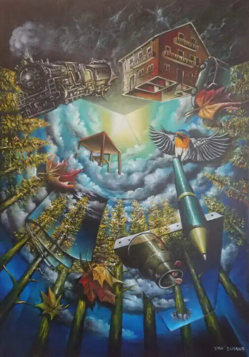 绘画,  45.5x31.7 in 