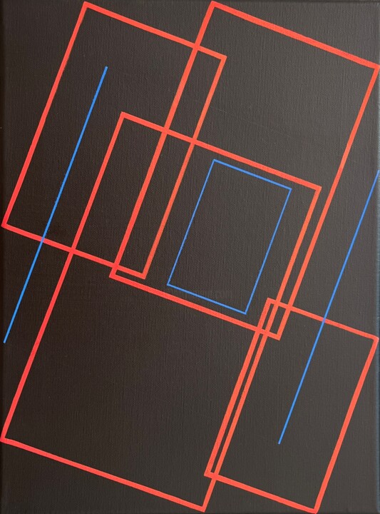 Peinture intitulée "Rectangles II" par Jean-Marc Gardeux, Œuvre d'art originale, Acrylique