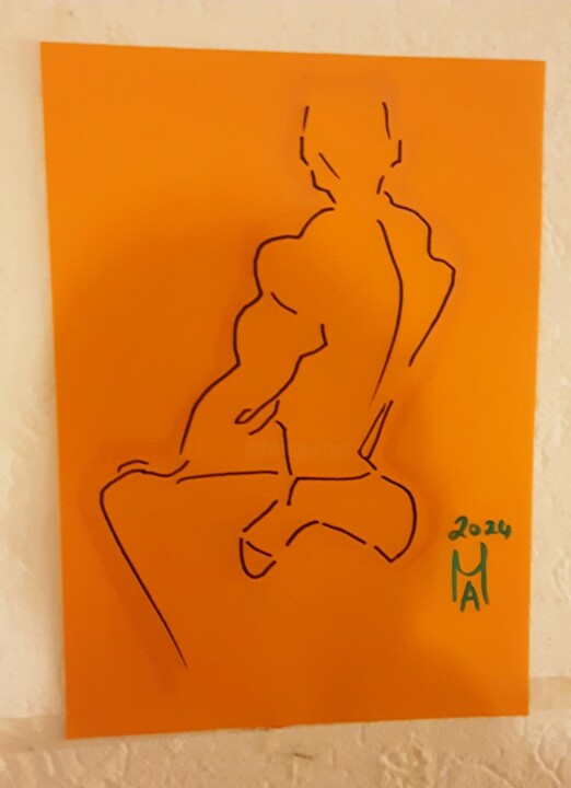 绘画,  13.8x9.8 in 