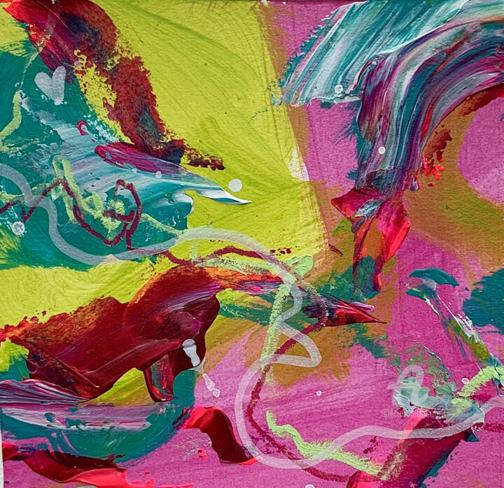 Peinture intitulée "Euphoretic 11" par Anastasia Grik, Œuvre d'art originale, Acrylique
