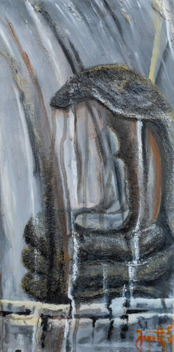 Friendship 绘画, 15.8x7.9 in