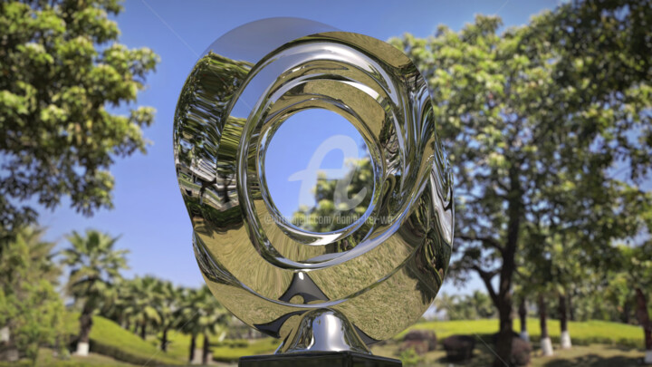 Enigmatic Vortex#1 Scultura, 58,3x37 in