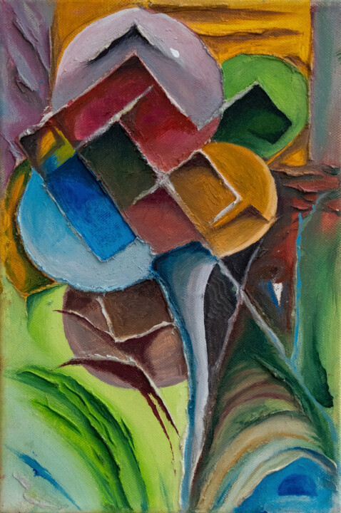 Deforestation 绘画, 13x8.7 in