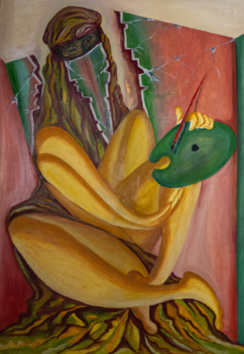 绘画,  36.2x25.6 in 