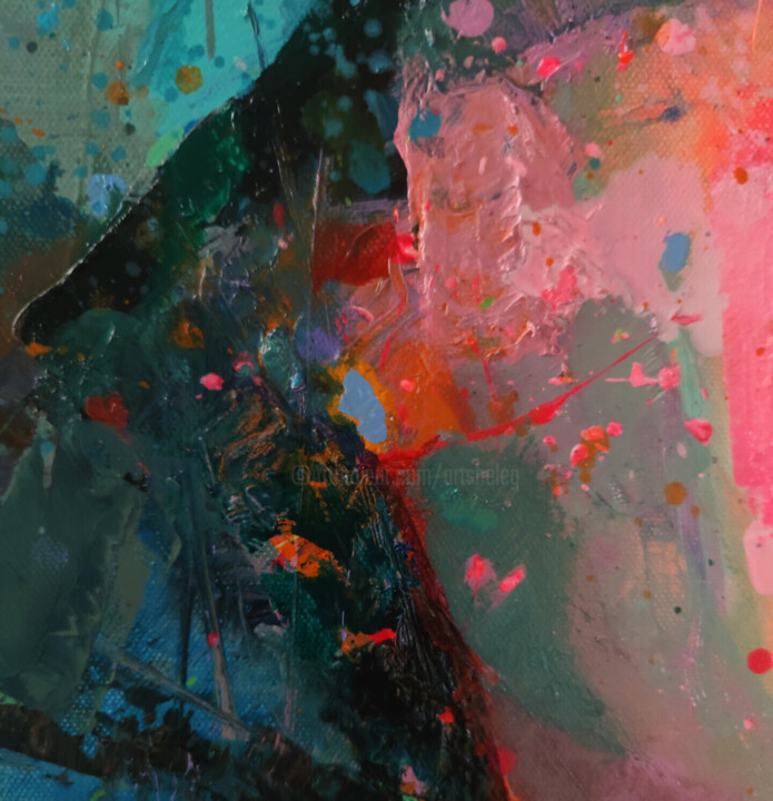 Artwork's surface or texture