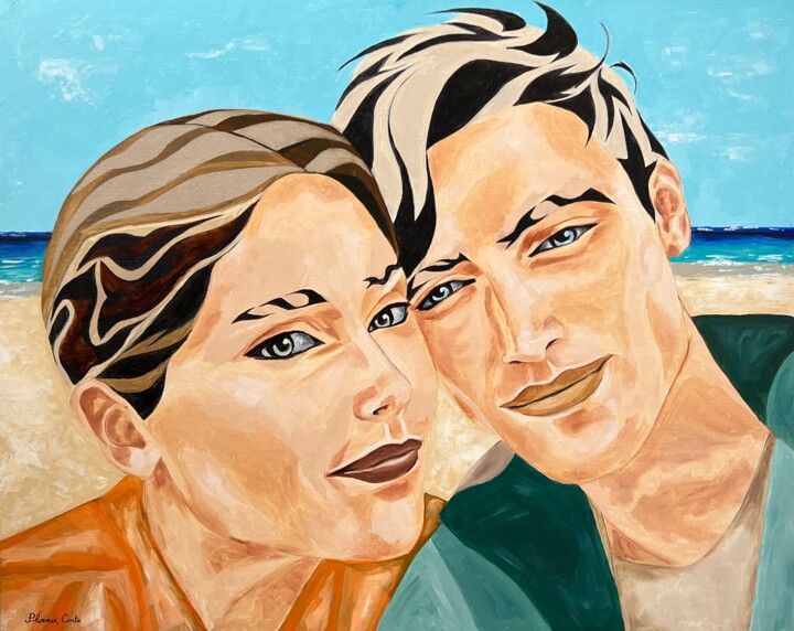 Summer love 绘画, 25.6x31.9 in