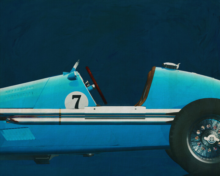 Gordini Grand Prix Close Up 数字艺术