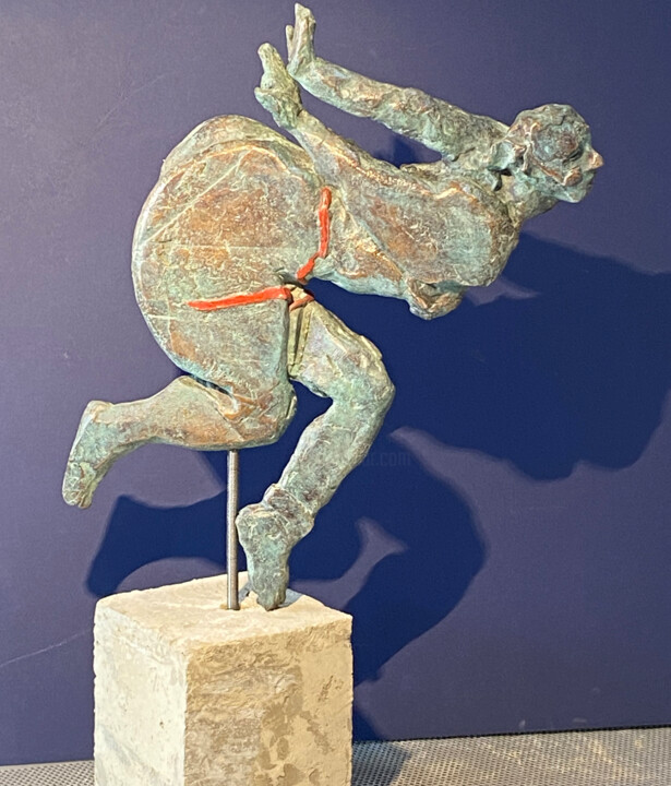 patineuse 雕塑, 15x14.2 in