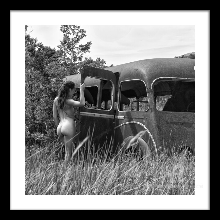 Fotografía titulada "The Old Cars - Séri…" por Franck Rozet, Obra de arte original, Fotografía digital Montado en Bastidor d…