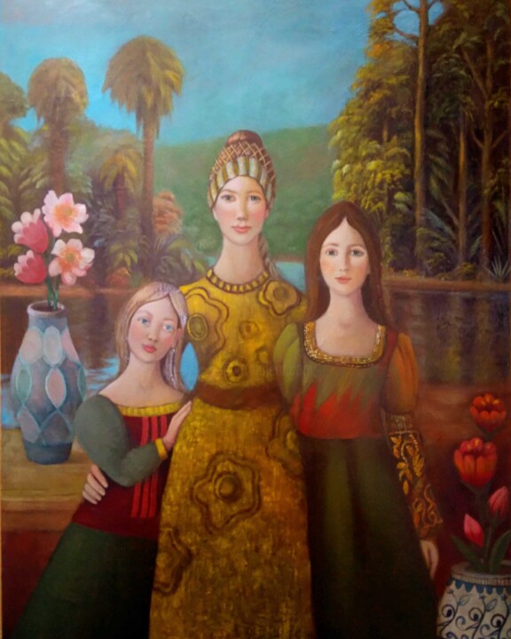 Nosso Mundo 绘画, 39.4x27.6 in