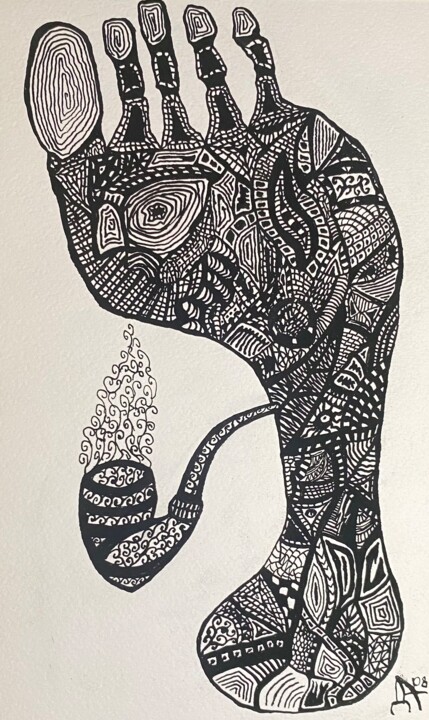 绘画,  9.8x5.9 in 