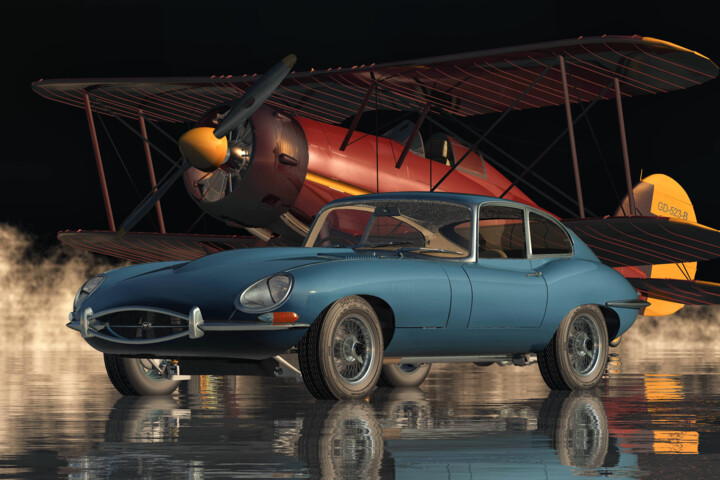 Jaguar E Type the legendary sports car from 1960 Digital Arts