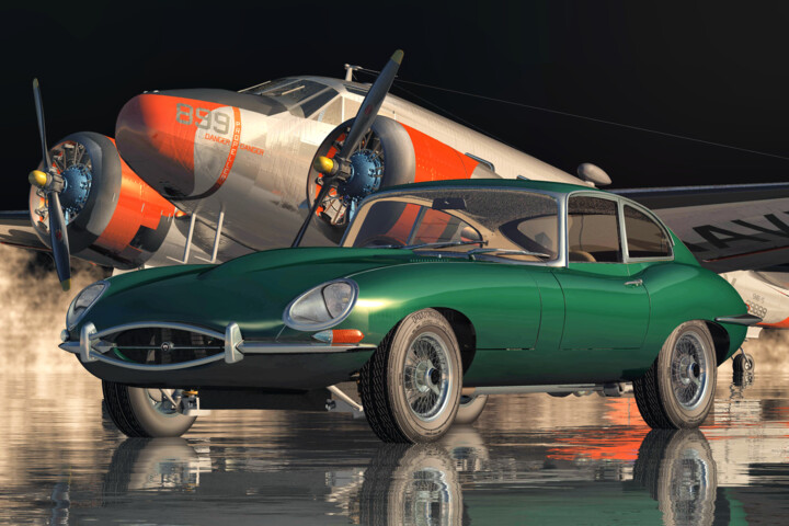Jaguar E-Type Digital Arts