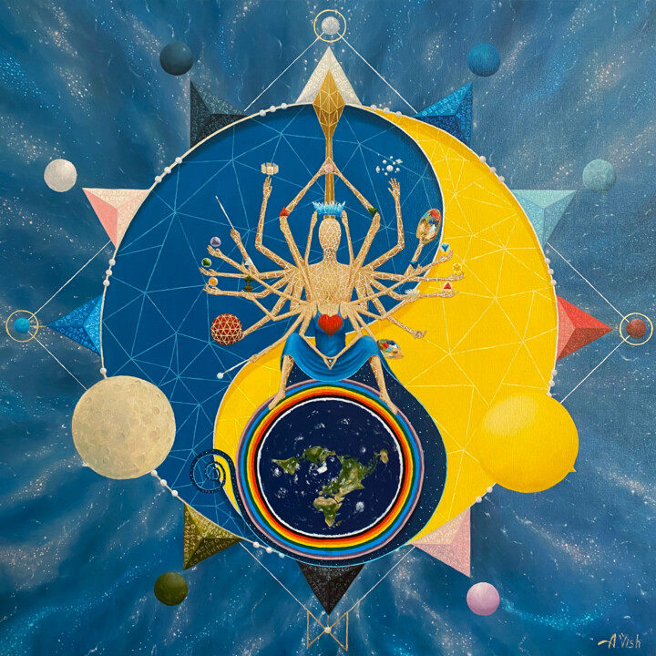 绘画,  31.5x31.5 in 